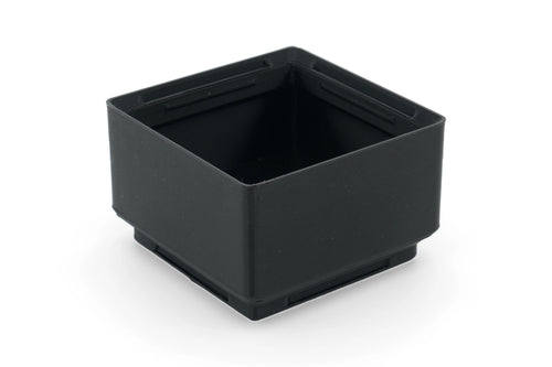 Black 1x1 low bin.