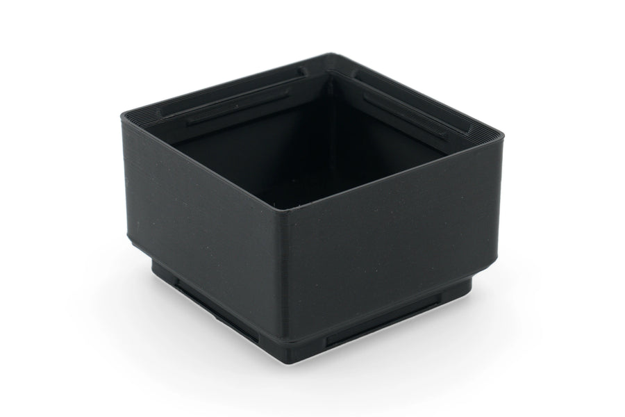 Black 1x1 low bin.