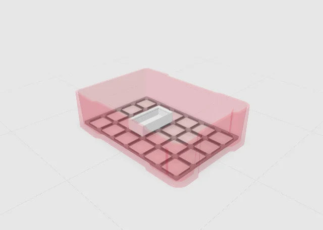 White 1x2 low bin in the Toolbox Shop designer.